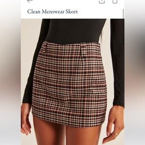 Abercrombie Mini Plaid Skort